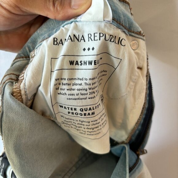 Banana Republic Women's Light Wash High-Rise Narrow Leg Skinny Jeans Siz… - Picture 10 of 10